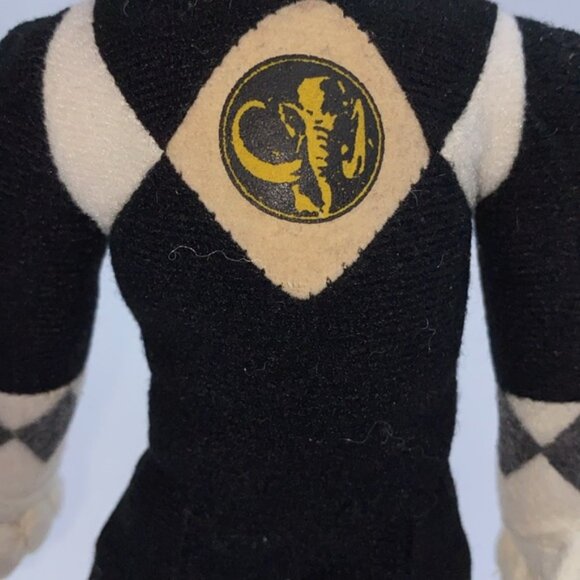 Power Ranger Black Ranger Plush Stuffed Doll Figure 10” Toy - Picture 3 of 9